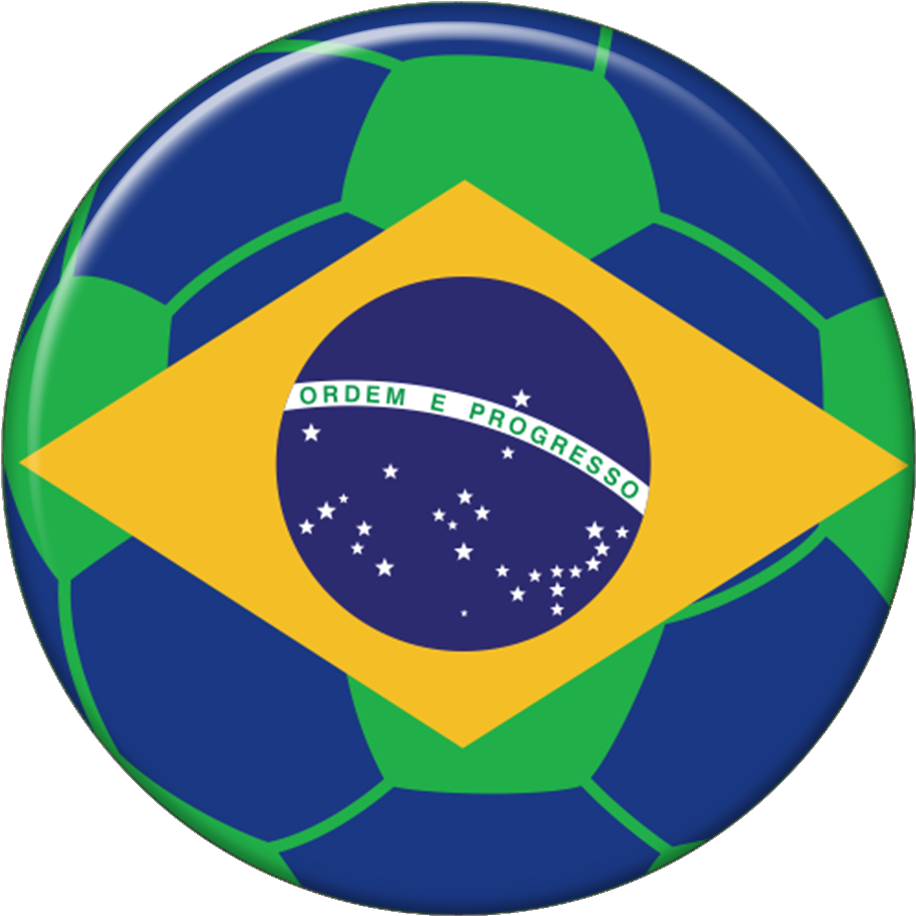 Pop Selfie Bola De Futebol Brasil (1000x1000), Png Download