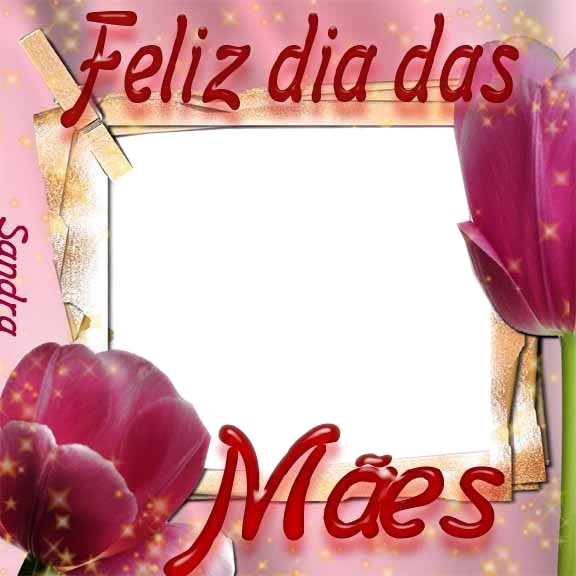 Lindas Molduras Para O Dia Das Mães (576x576), Png Download