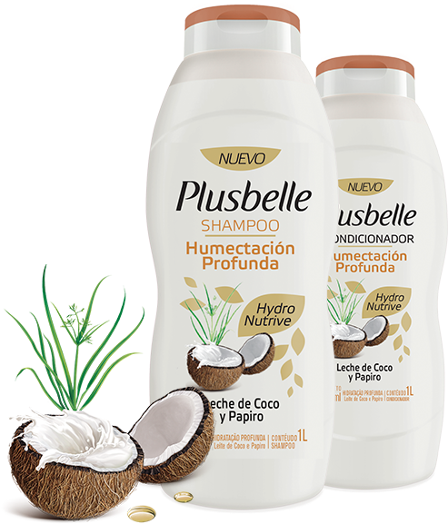 Plusbelle Shampoo Humectacion Profunda X 1 Litro (600x615), Png Download