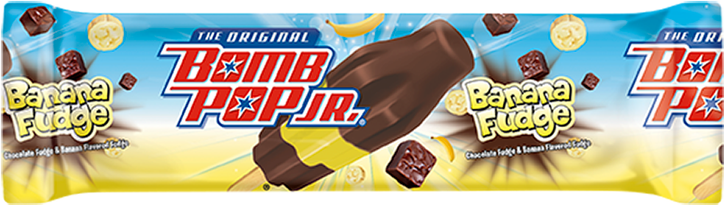 Banana Fudge Bomb Pop (800x800), Png Download