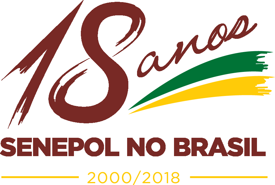 Selo 18 Anos Senepol No Brasil Red (915x615), Png Download