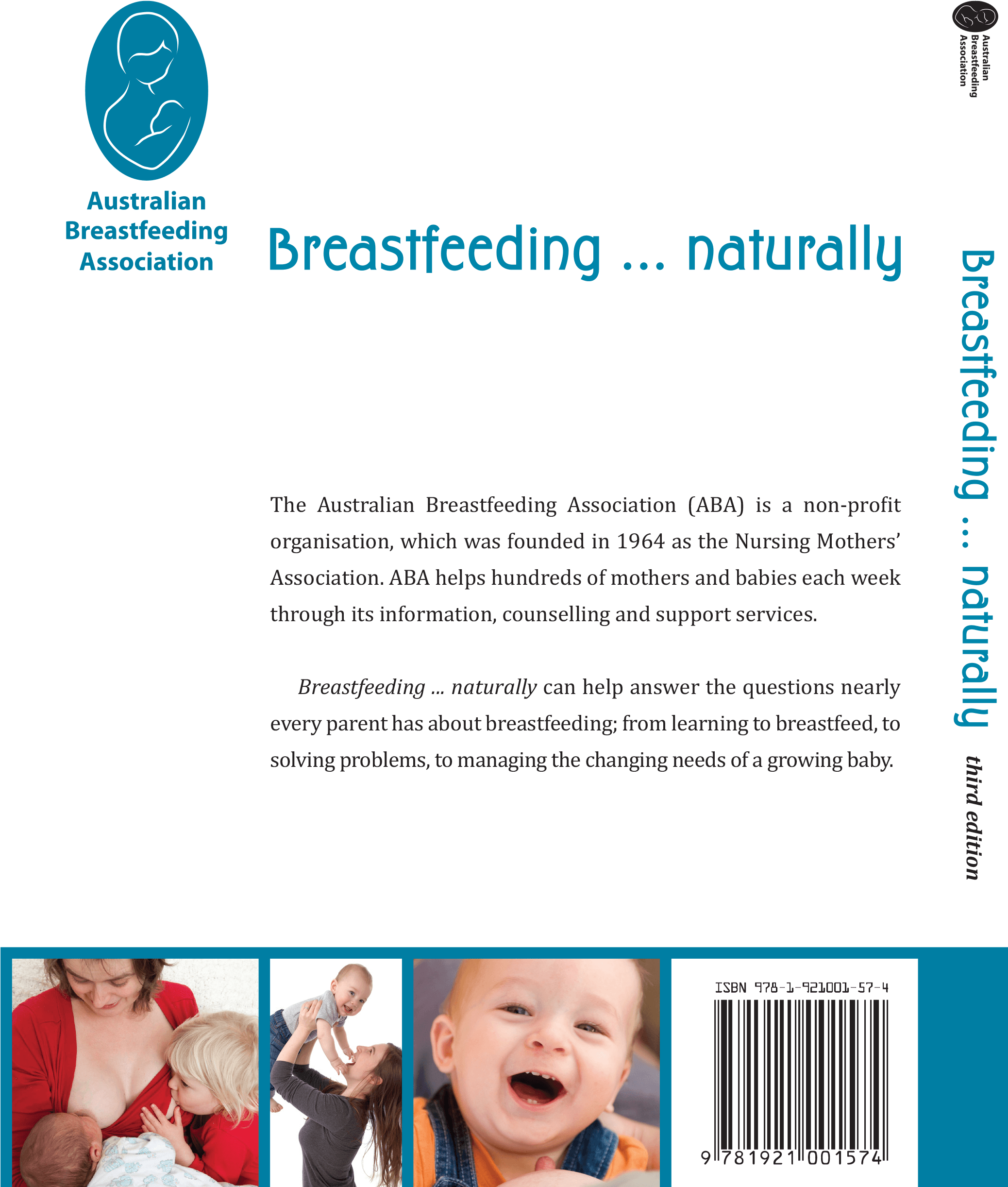 Breastfeeding Naturally Back Cover (2075x2558), Png Download