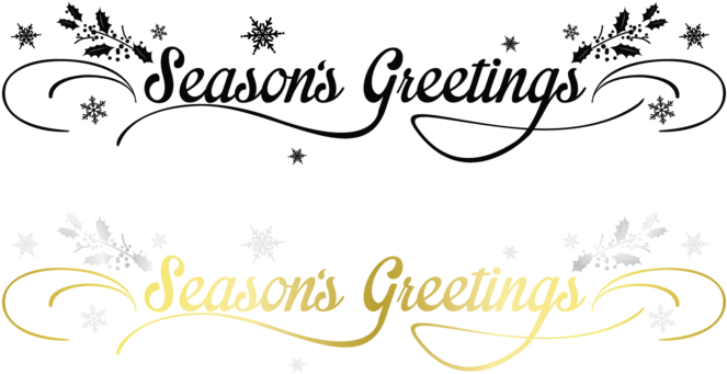 Seasons Greetings Png (700x490), Png Download
