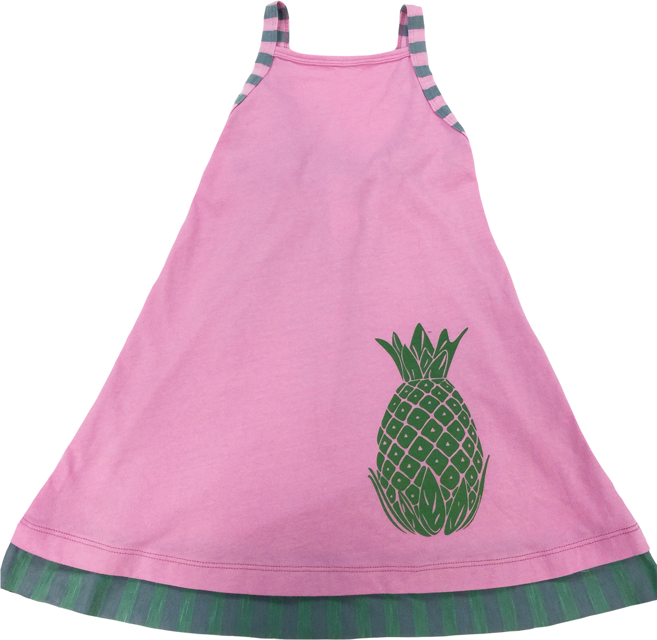 Pink Pullover Dress With Pineapple Print On Lower Left (1350x1350), Png Download