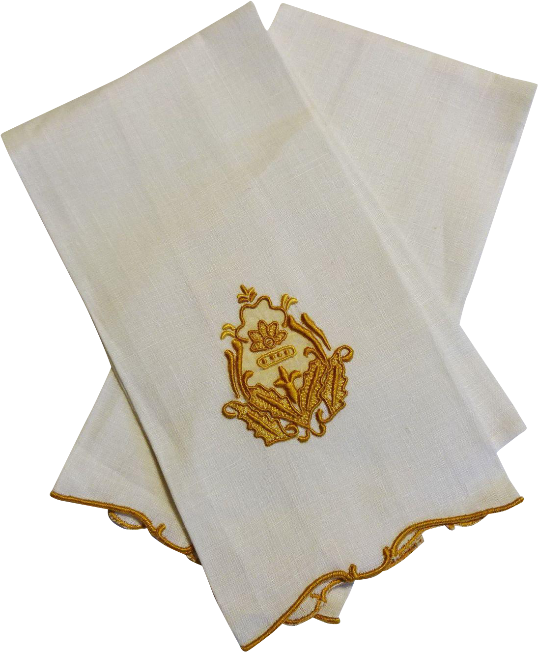 Linen Towels Guest Fingertip Vintage Marghab Madeira (1326x1326), Png Download