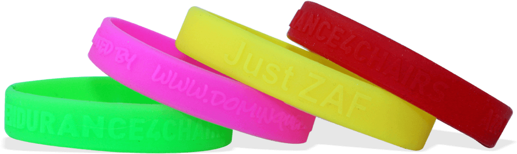 Custom Silicone Wristbands, Large Size, Embossed (1200x720), Png Download