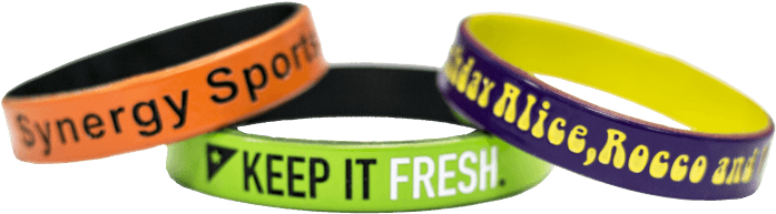 Laser Etched Gloss Dual Layer Custom Silicone Wristbands (751x600), Png Download