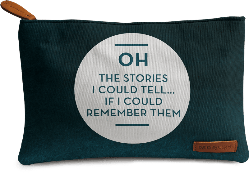 Dailyobjects Oh The Stories Carry-all Pouch Medium (800x800), Png Download