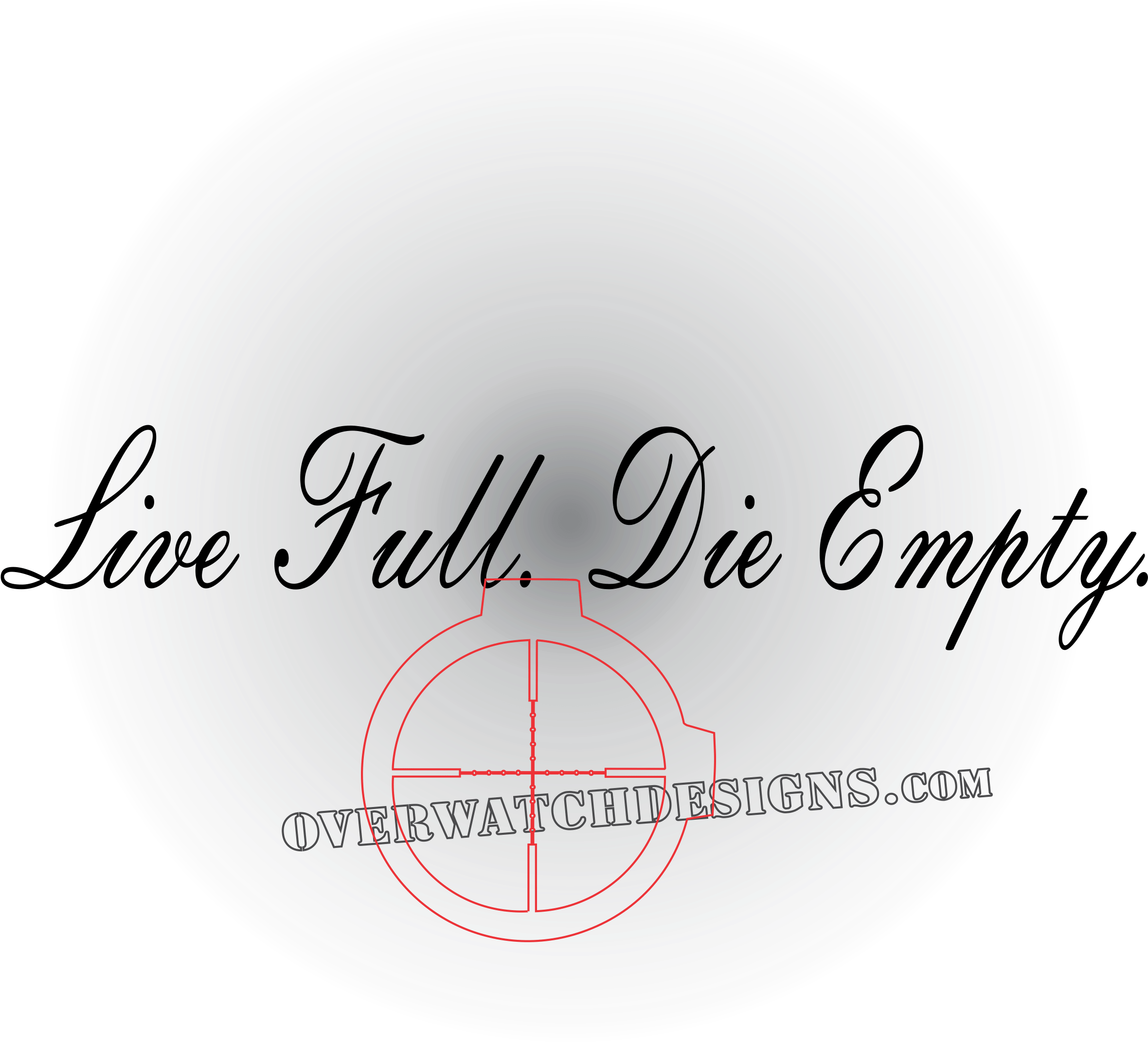 Live Full Die Empty (2401x2393), Png Download
