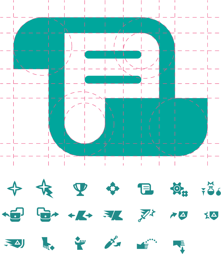 For Interface Icons, I Designed Them To Be Chunkier (752x862), Png Download