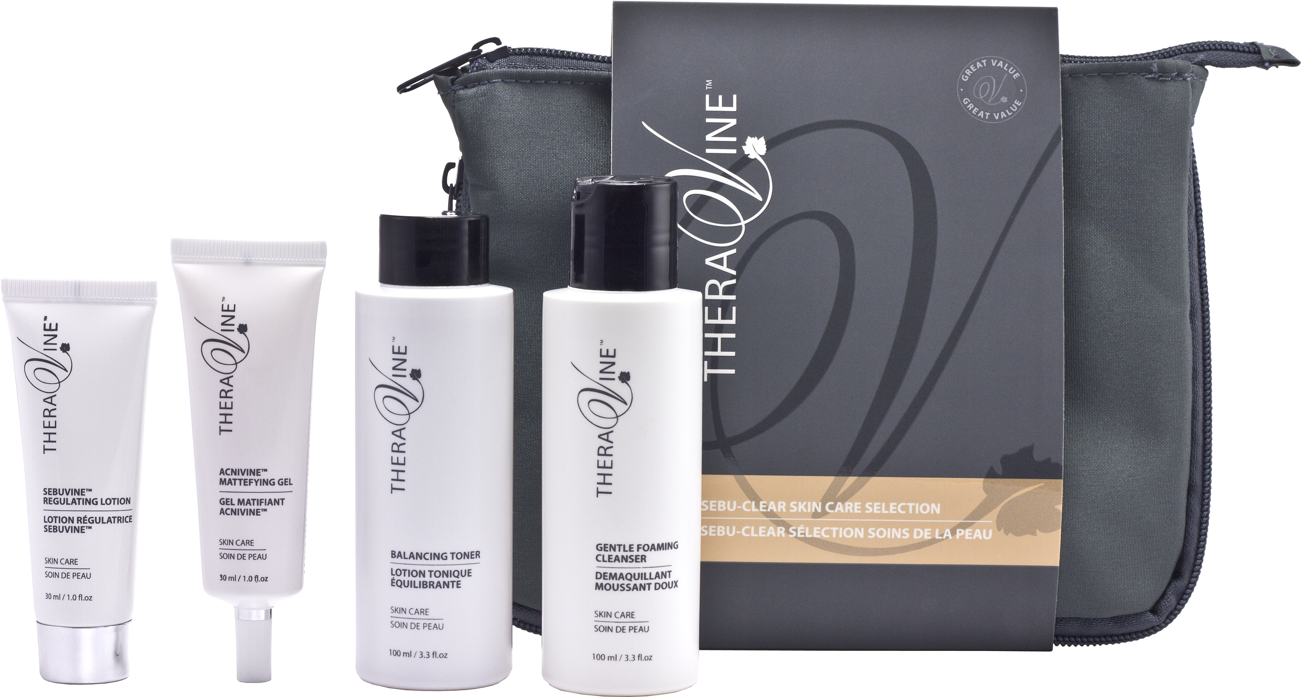 T661 3 Sebu Clear Skin Care Selection (4596x2640), Png Download