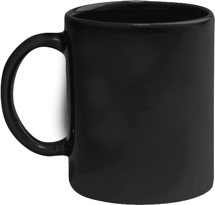 Black Or White Medium Size Mug (1024x1024), Png Download