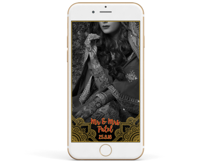 Snapchat Wedding Filter (750x554), Png Download