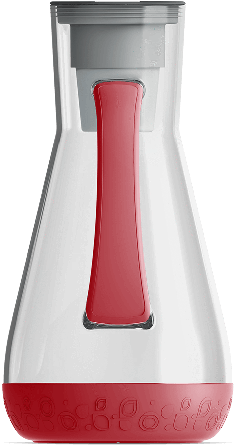 64 Oz Pitcher Red With Filter (1250x1250), Png Download