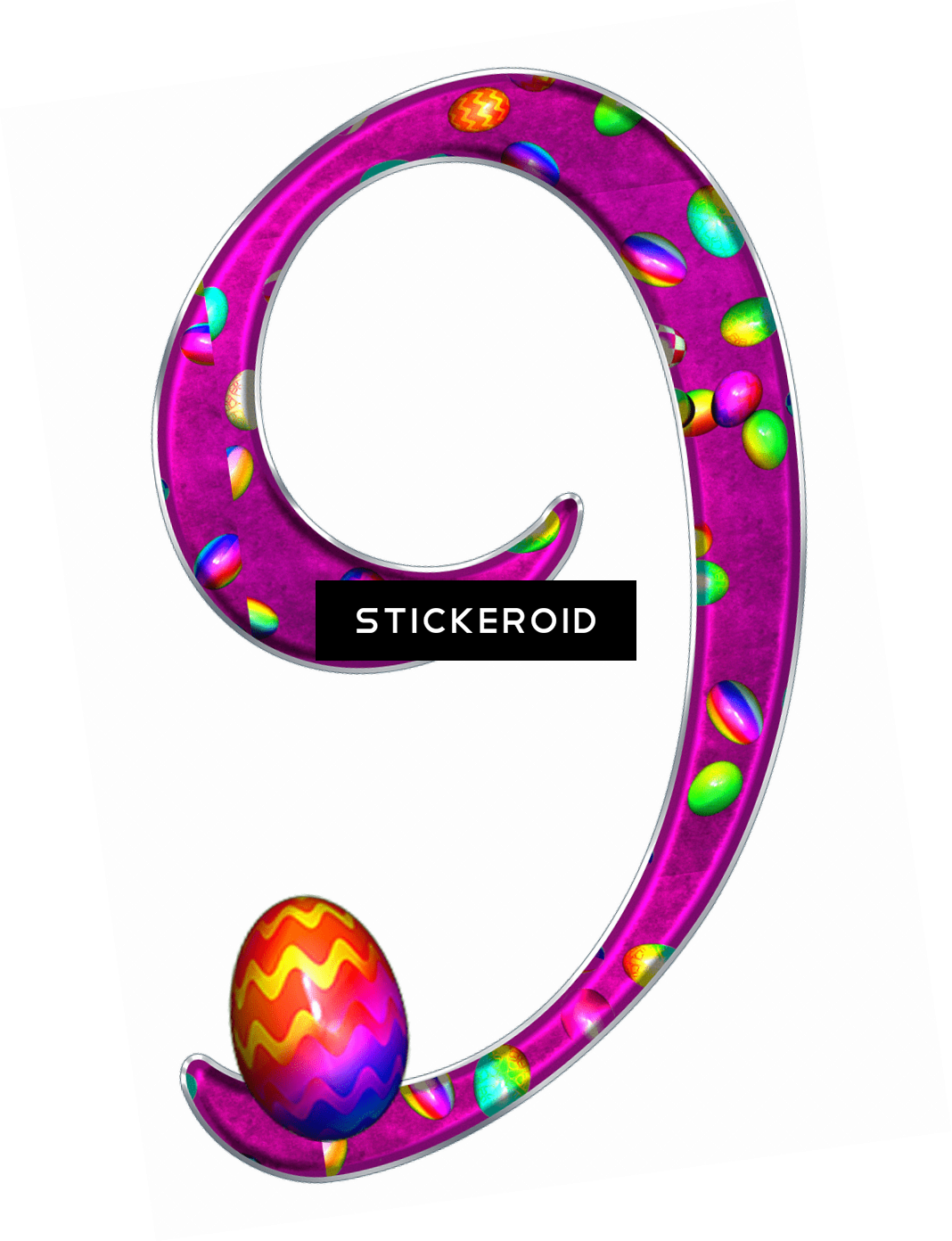Easter Theme Number (1068x1392), Png Download