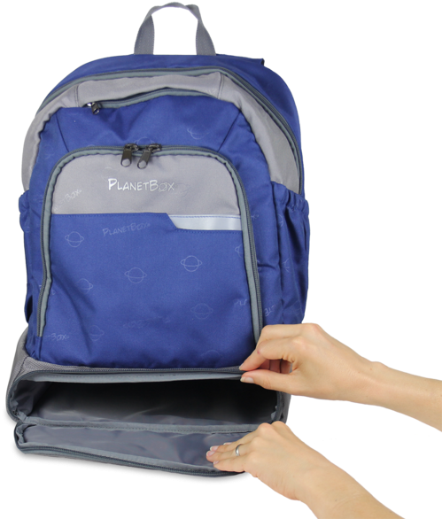 Open Backpack Png (600x600), Png Download