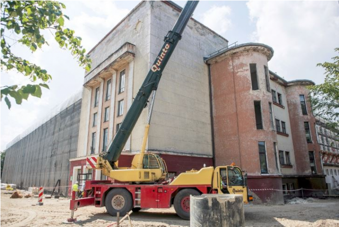 Reconstruction Of The Building Of Jelgava State Gymnasium (900x460), Png Download