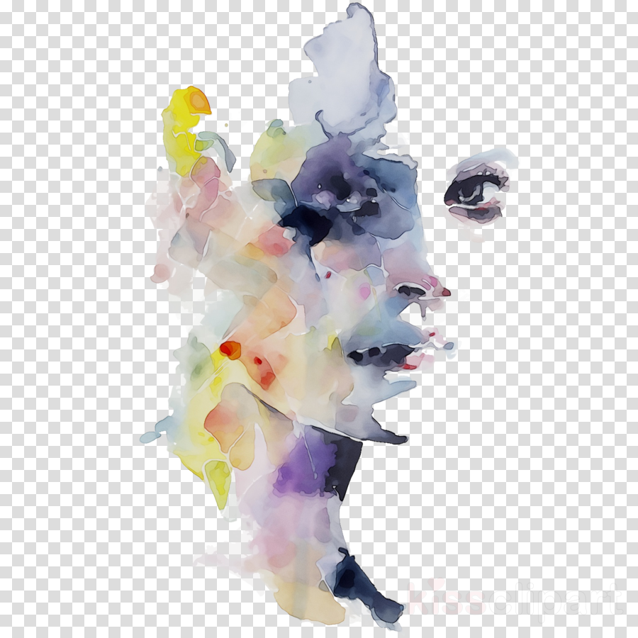 Acuarela Mujer Png Clipart Watercolor Painting Drawing (900x900), Png Download