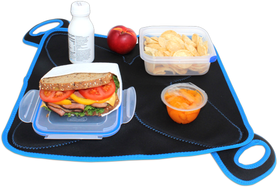 Flatbox Blue/black - Open (600x600), Png Download