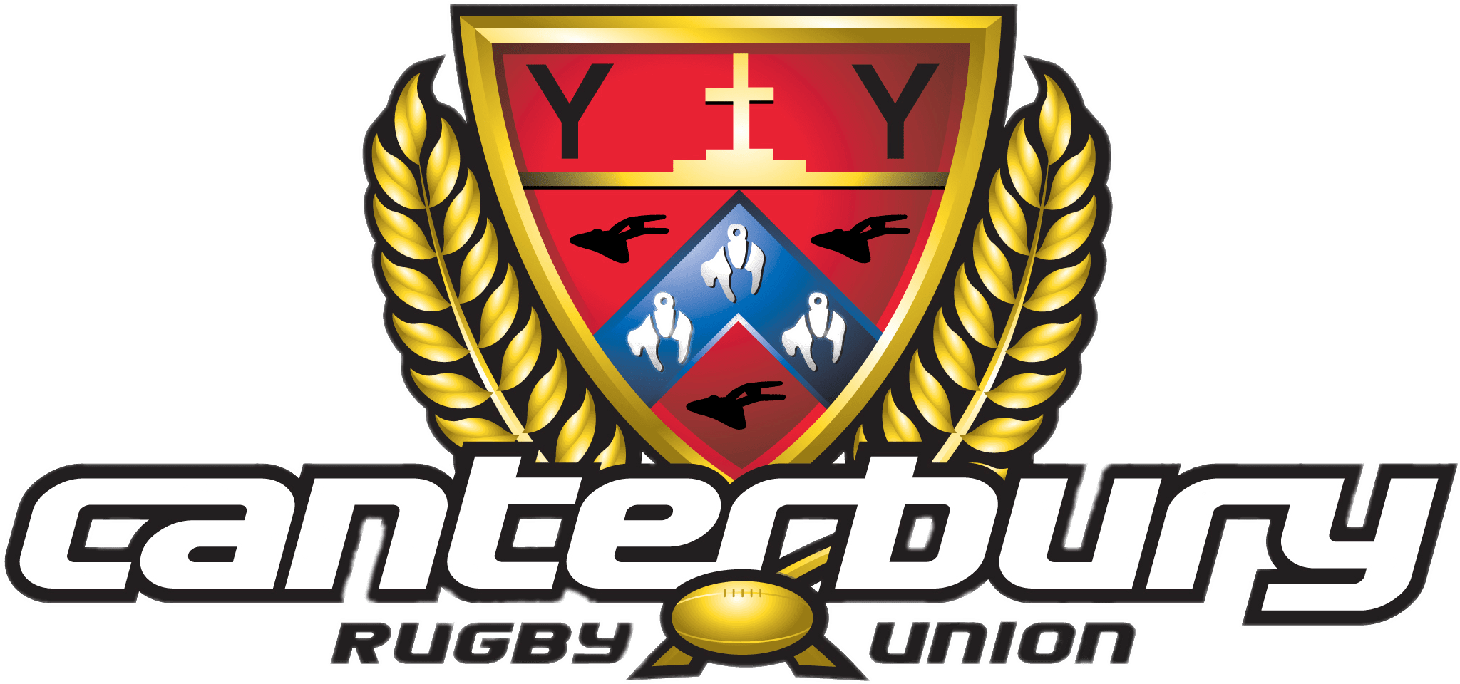 Canterbury Rugby Union Logo (2443x1253), Png Download