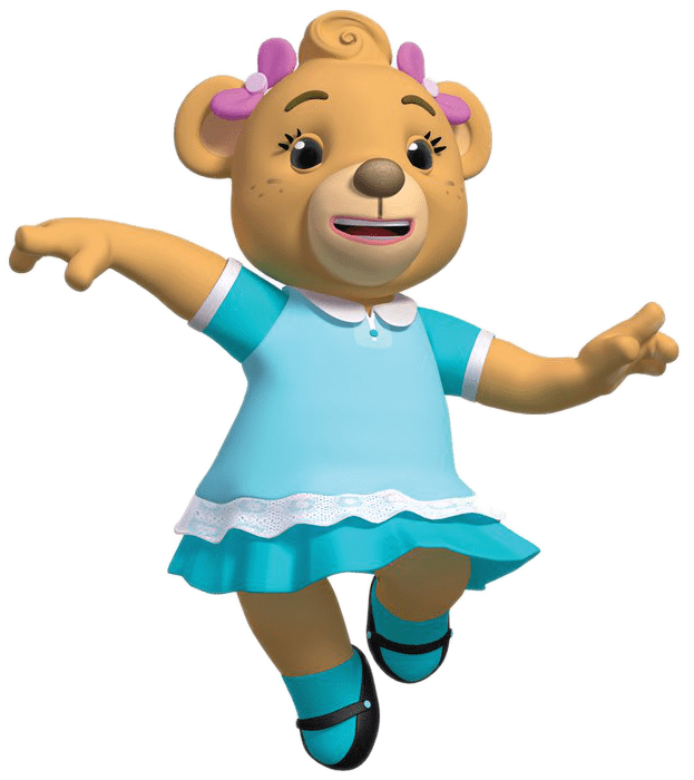 Bananas In Pyjamas Amy Dancing (658x720), Png Download