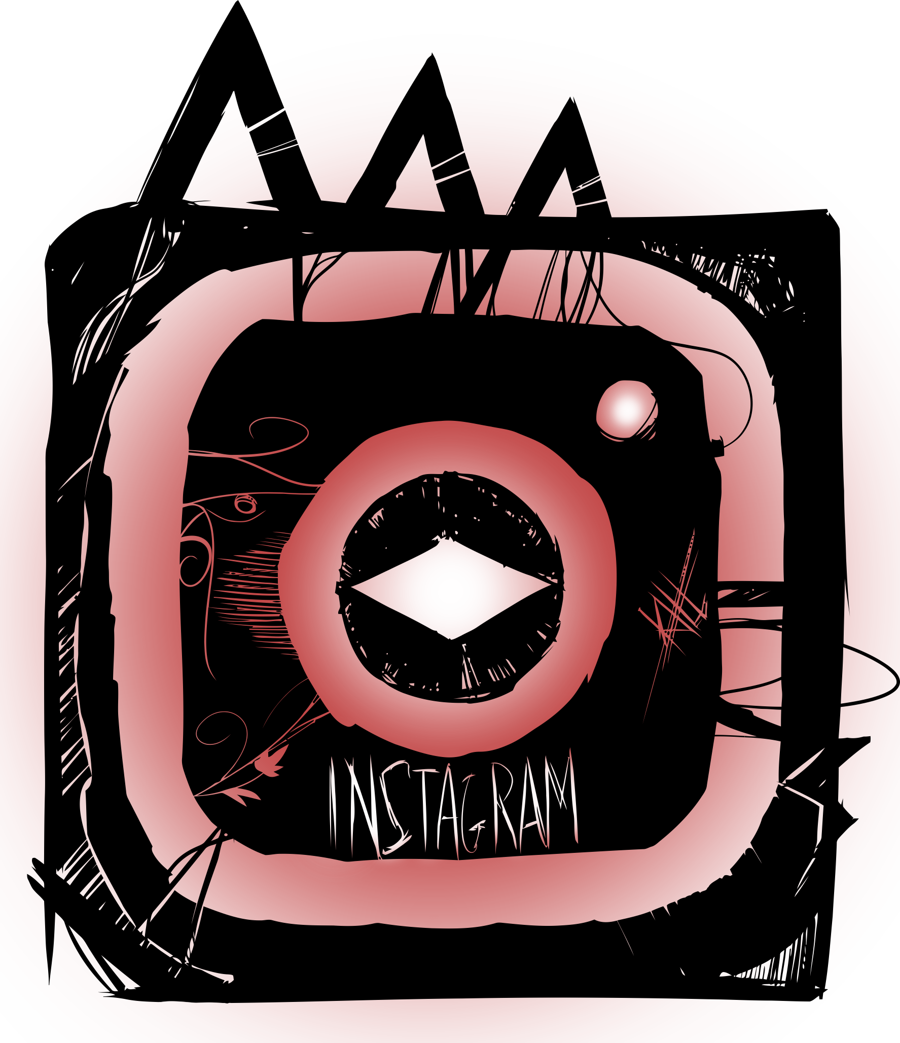 Instagram Violencia (1775x2057), Png Download