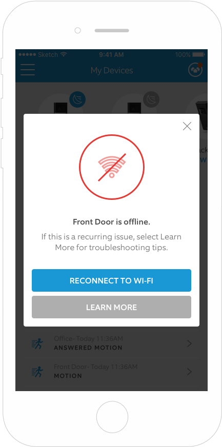 What To Do If Your Ring Video Doorbell Goes Offline (479x917), Png Download