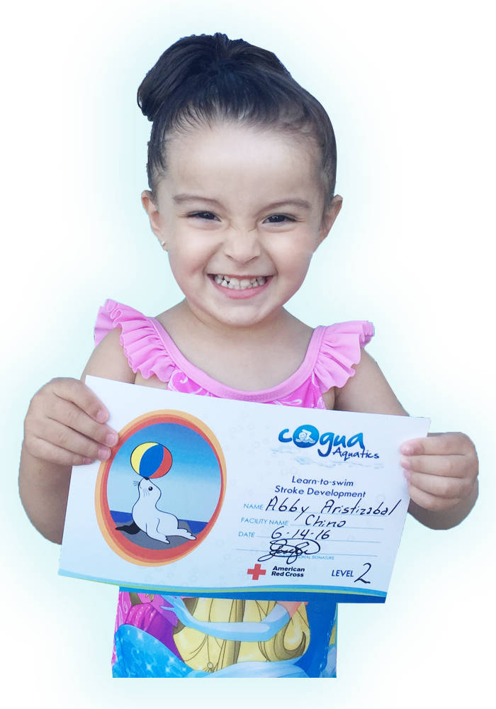 Girl Holding Swimming Certificate (700x1000), Png Download