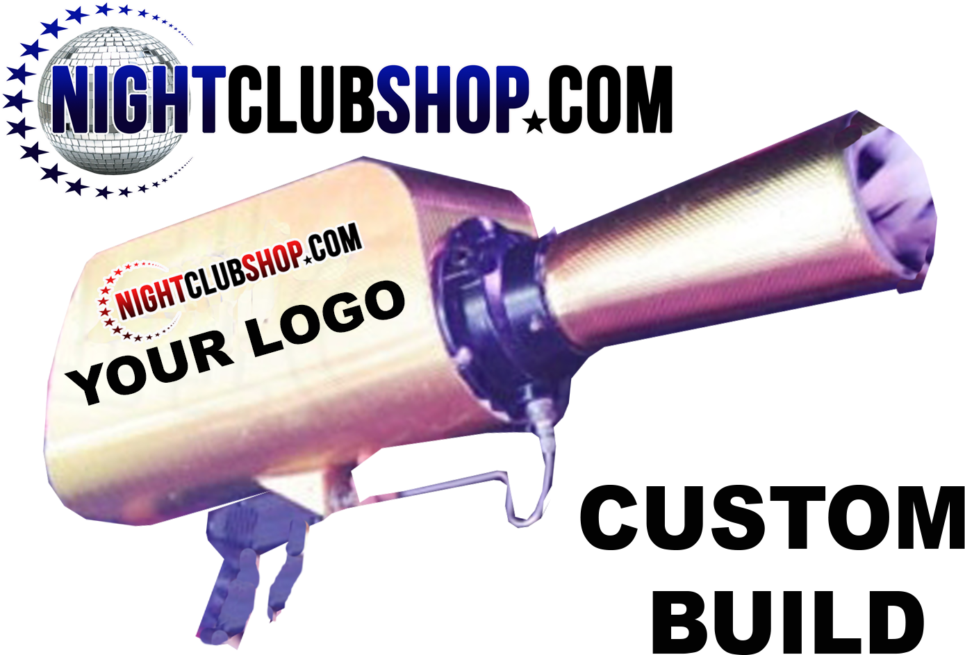 Custom Confetti Hand Held Cannon Nightclubshop (1434x974), Png Download