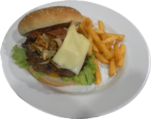 Hamburguesa Rancho (600x600), Png Download