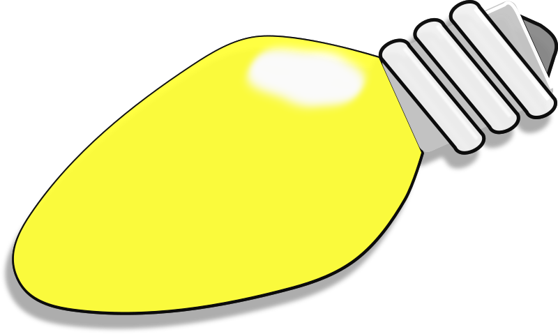 Christmas Bulb Png Qwtvnl Clipart - Christmas Light Bulb Clip Art (800x479), Png Download