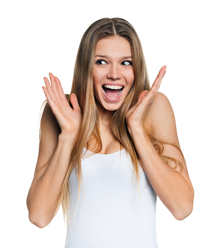 Download Woman - Happy Girl Transparent Background PNG Image with No  Background 