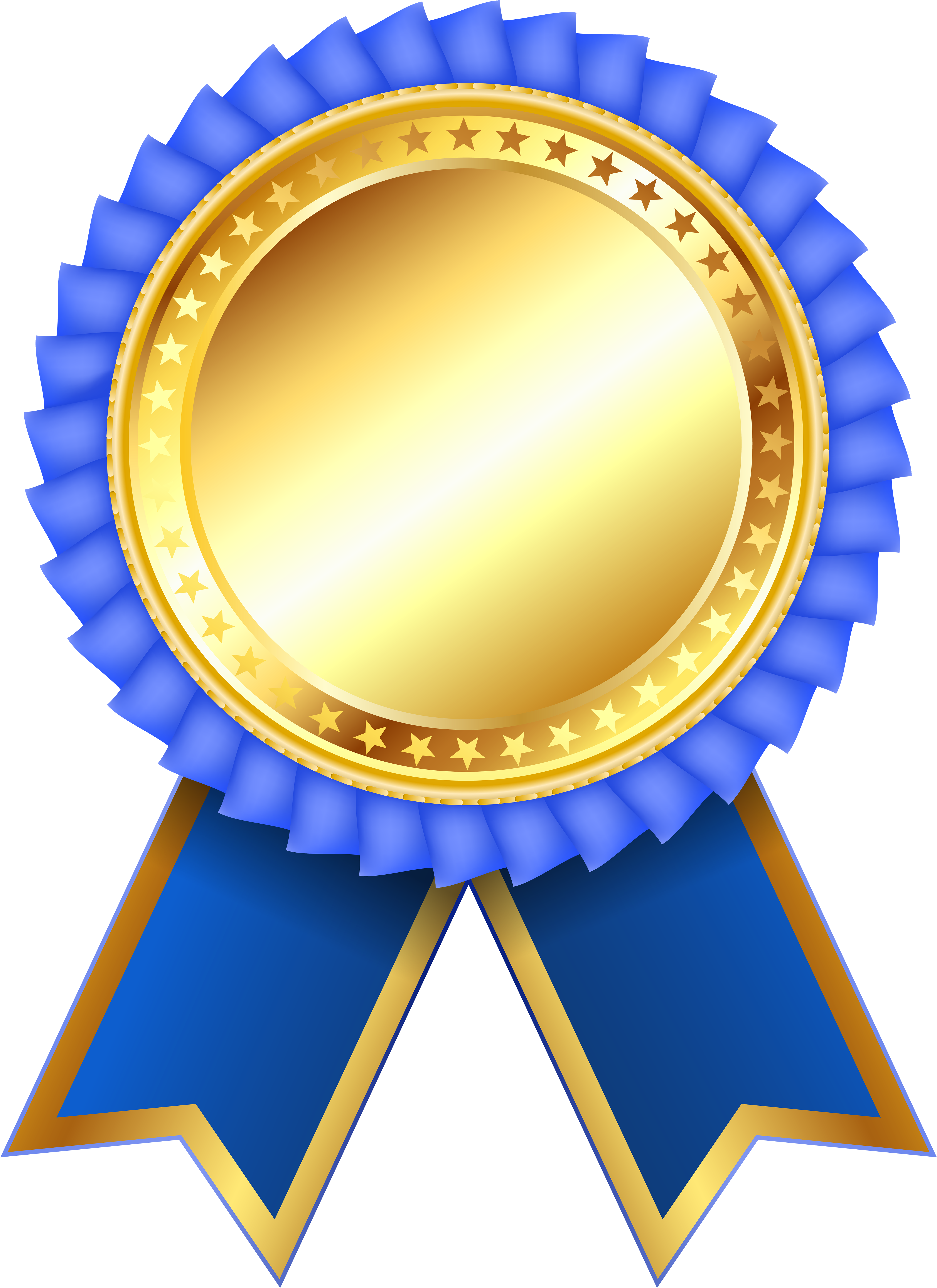 Blue Medal Ribbon Png (4361x6000), Png Download
