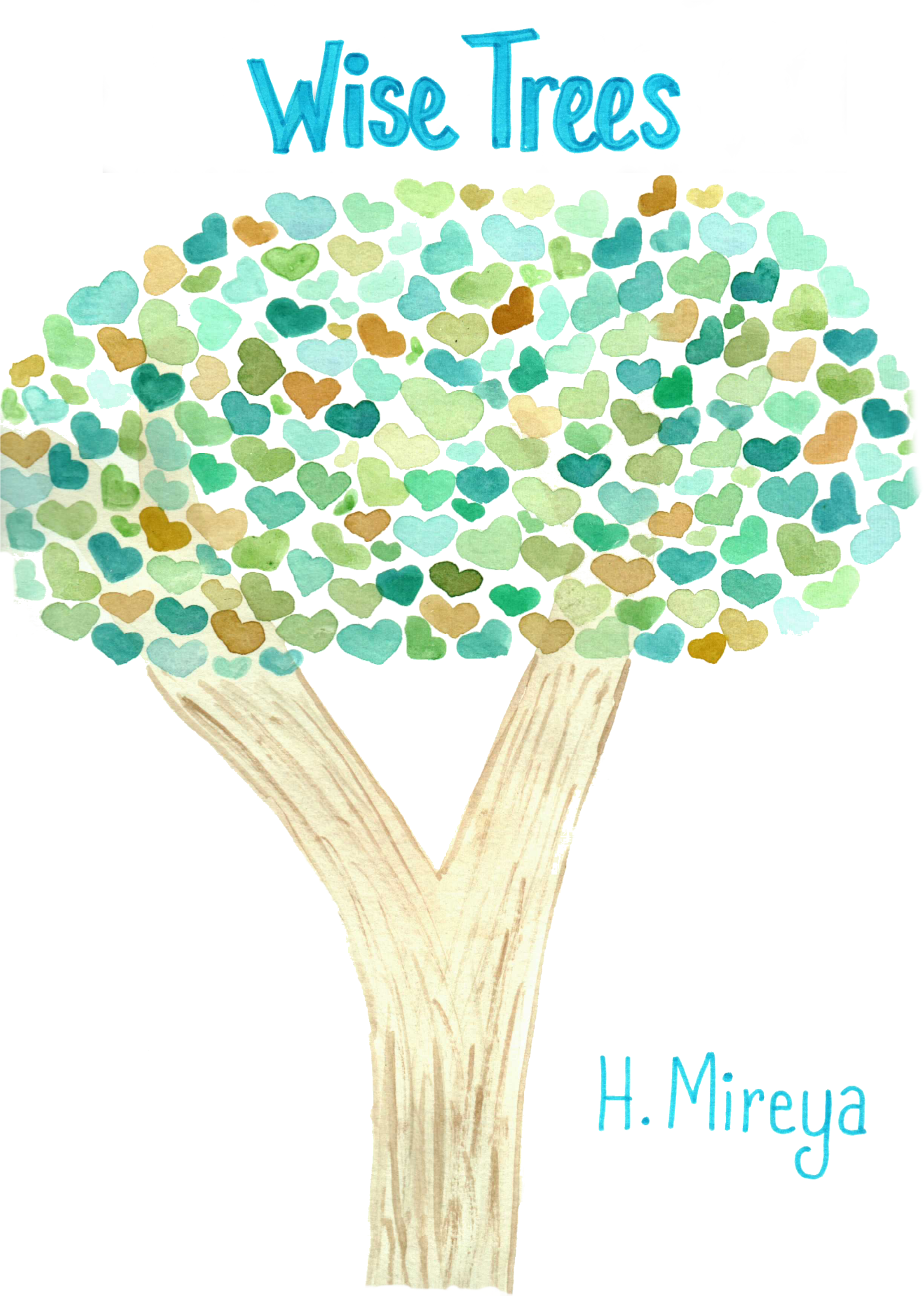 Title Page - Heart Leaves (2455x3200), Png Download