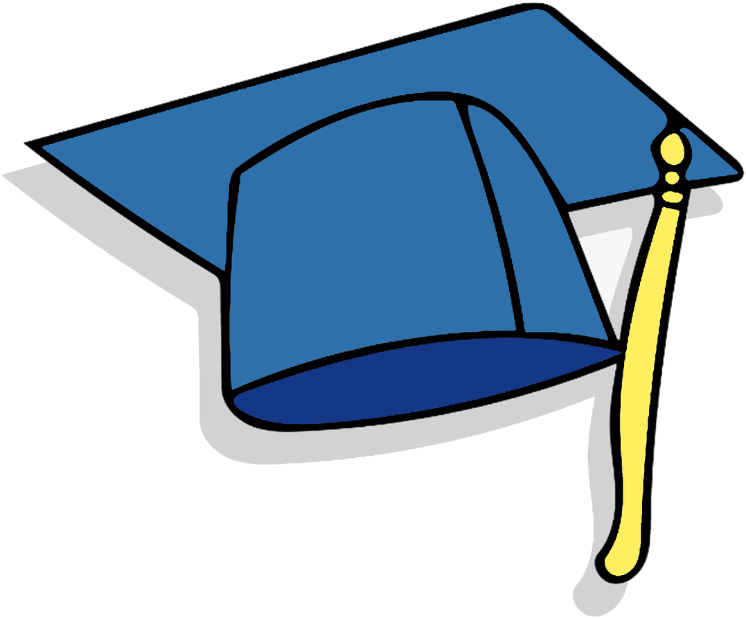 Graduation Cap Icon Clipart - Graduation Cap Clipart Blue (720x720), Png Download