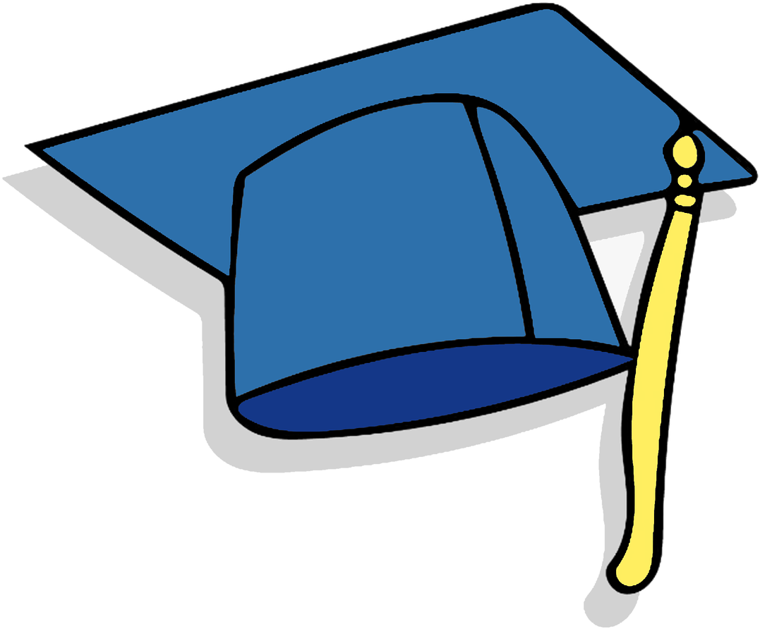 Download Graduation Cap Icon Clipart Graduation Cap Clipart Blue Png Image With No Background Pngkey Com