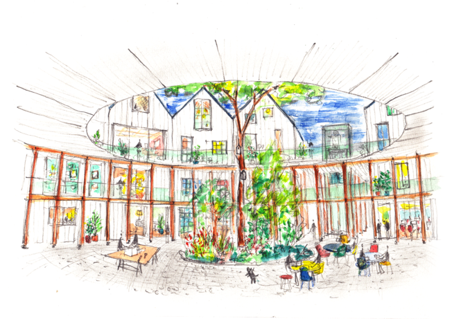 Gasholder Base - Visual Arts (809x460), Png Download