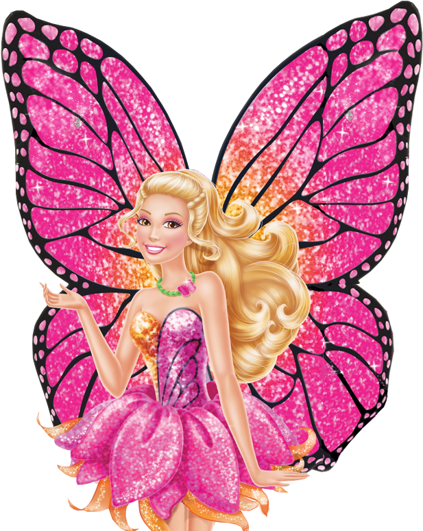 Mariposa And The Fairy Princess Images Barbie Mariposa - Barbie Mariposa Png (708x800), Png Download