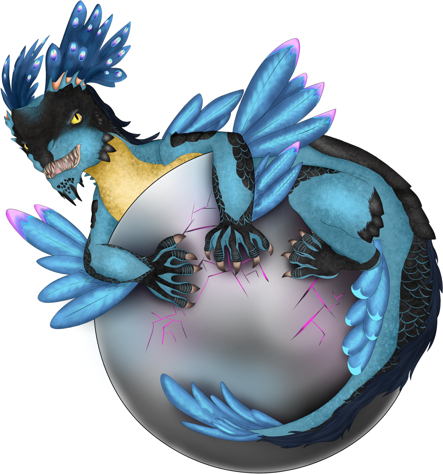 Rock Drake Digital - Ark Survival Evolved Fanart (1600x1625), Png Download