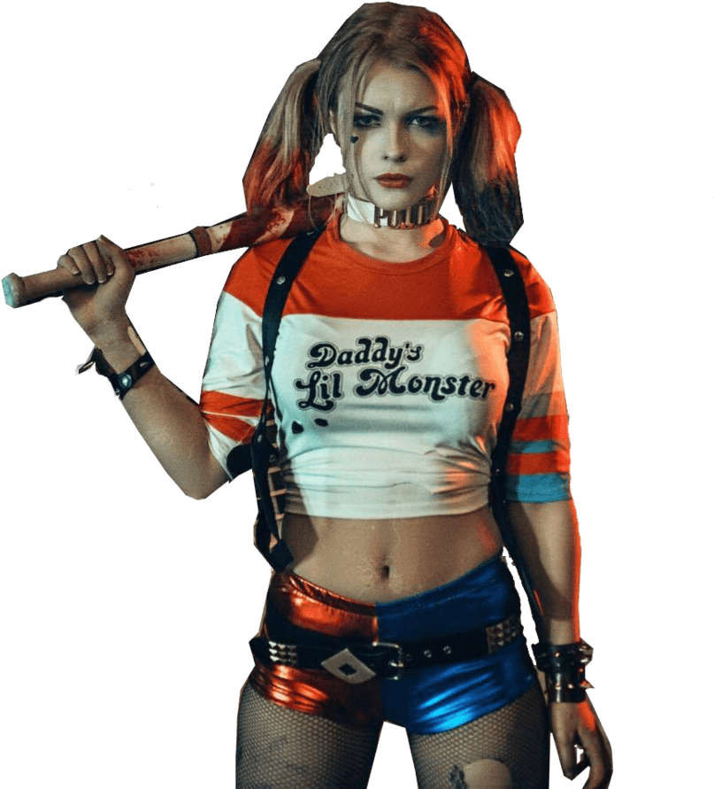 Download - Harley Suicide Squad Png (895x893), Png Download