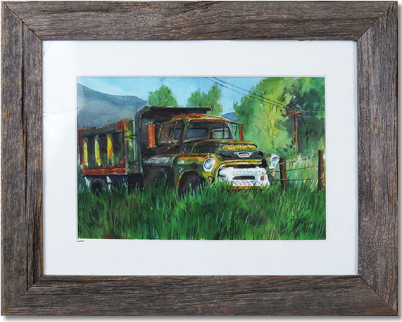 Original Traditional Watercolors By Gregory Effinger - Watercolor Painting (570x576), Png Download