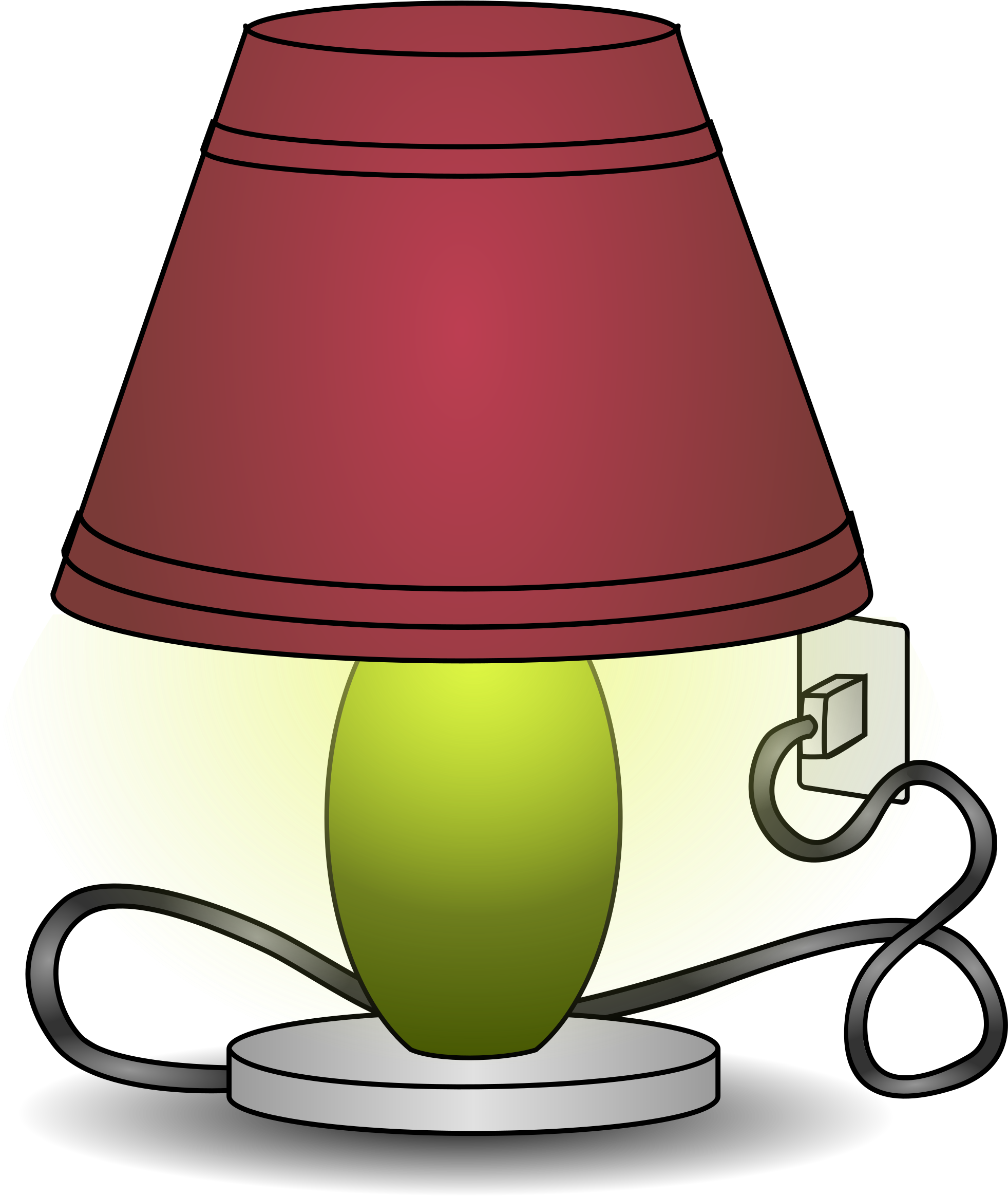 Lamp Clipart Png - Lamp Clipart (662x800), Png Download