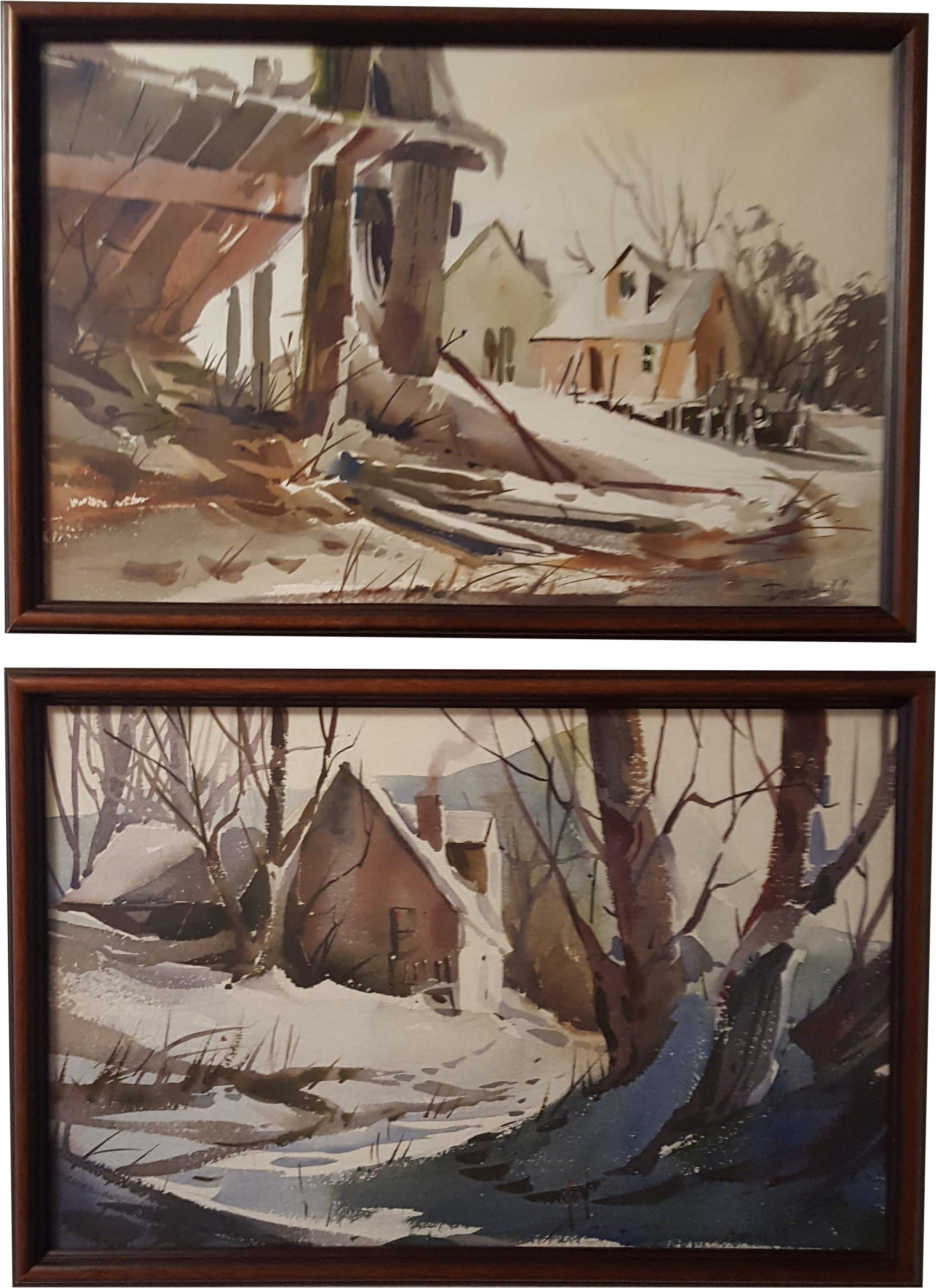 Bedroom Drawing Watercolor - Watercolor Painting (2758x3793), Png Download