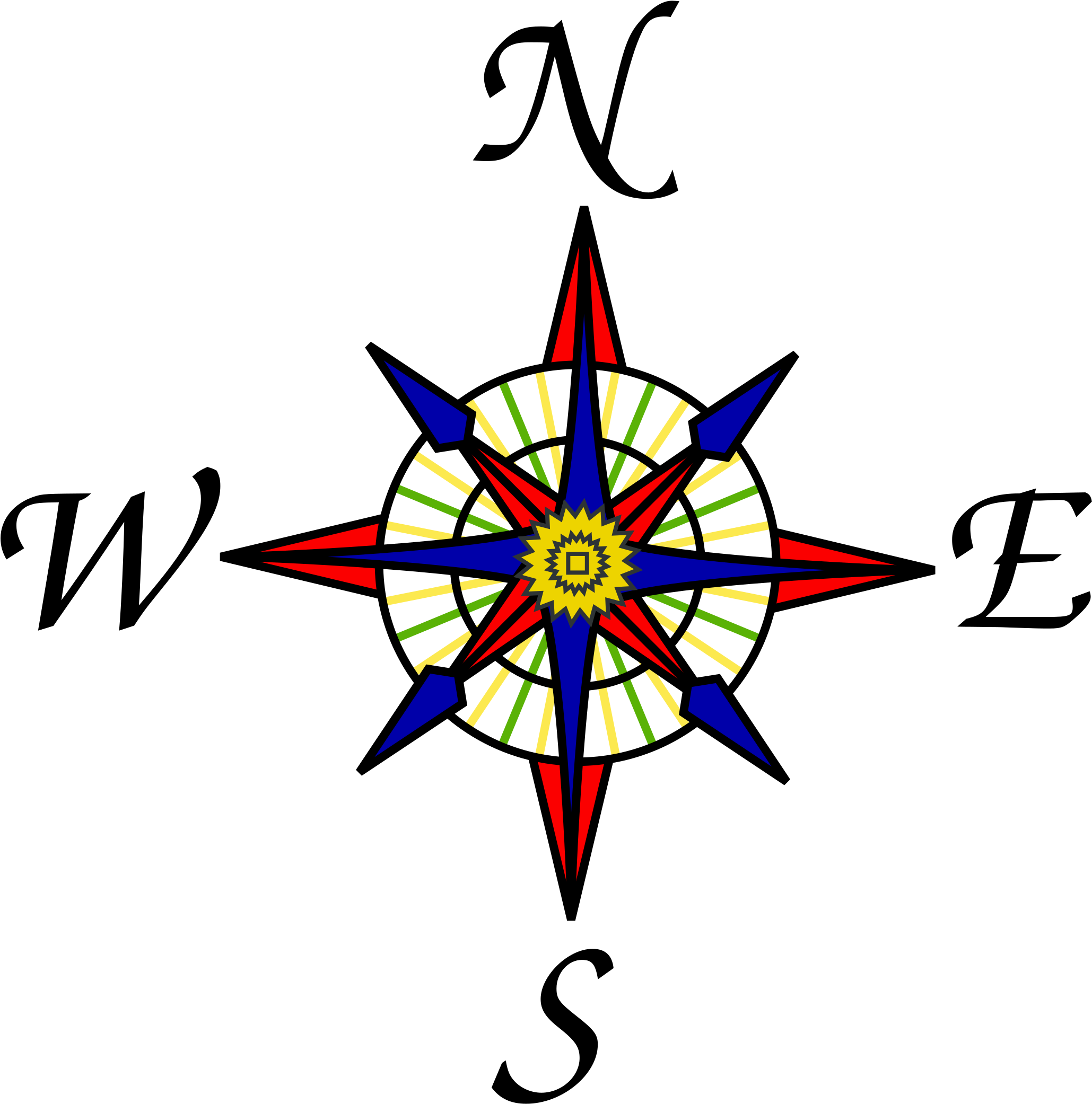 This Free Icons Png Design Of Compass Rose (2257x2400), Png Download
