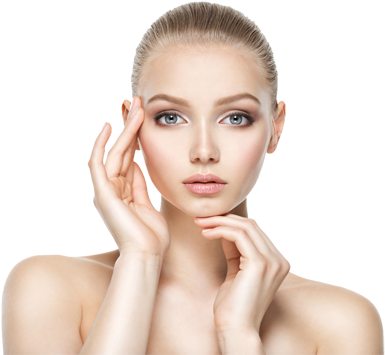 Image 2733973 Stock Photo Abstract Woman Face Fashion - Beauty Girl Face Clinic (400x361), Png Download