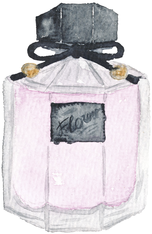 Pink Perfume Bottle Fashion Paris Cartoon Transparent - Cartoon (1024x1024), Png Download