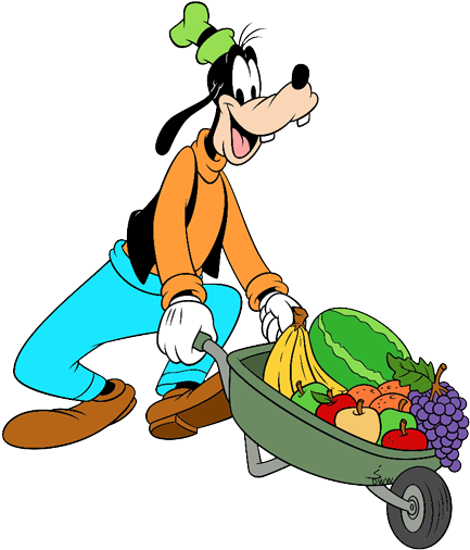 Fruit Clipart Disney - Disney Goofy (450x515), Png Download