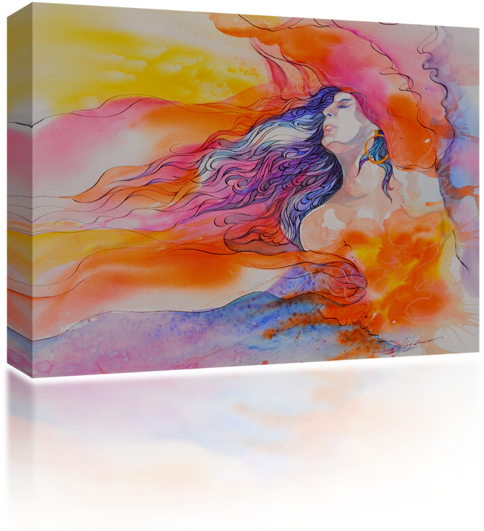 Your Bluetooth Sound Art™ Canvas Uses The Company's - Modern Art (600x600), Png Download