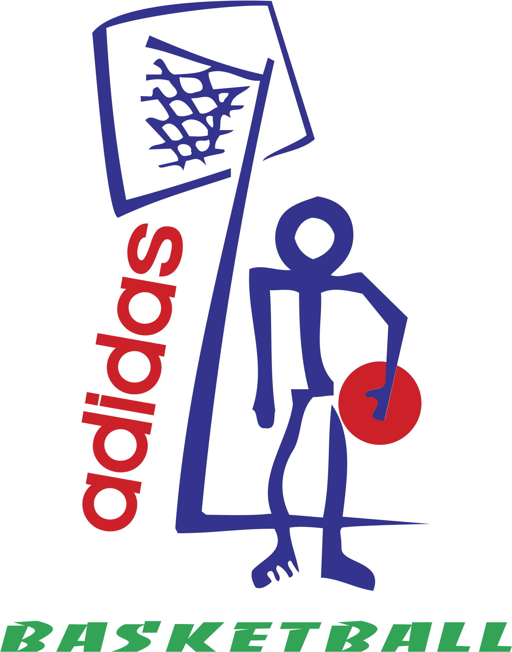 Adidas Basketball Logo Png Transparent - Adidas (2400x2400), Png Download