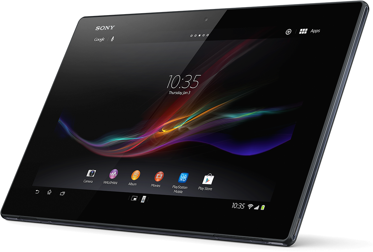 Experia Tablet Png Image - Sony Xperia Tablet Z Sgp311 - Wi-fi + 3g - 16 Gb - (1240x840), Png Download